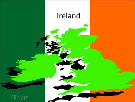 Ireland Clip art. Map of Ireland