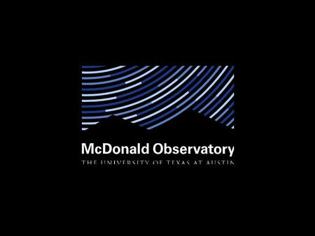 Branding Progress for McDonald Observatory Sandi Preston.