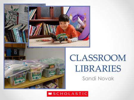 CLASSROOM LIBRARIES Sandi Novak