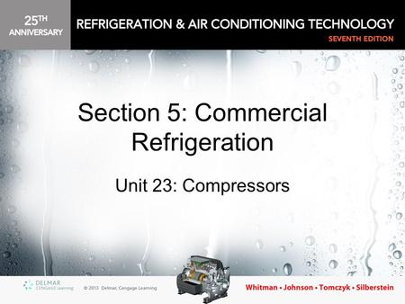 Section 5: Commercial Refrigeration