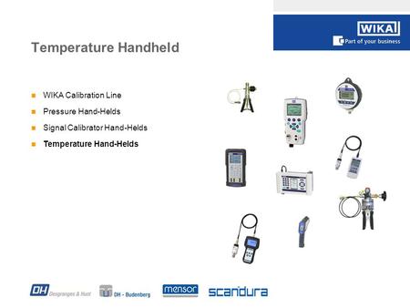 Temperature Handheld WIKA Calibration Line Pressure Hand-Helds Signal Calibrator Hand-Helds Temperature Hand-Helds.