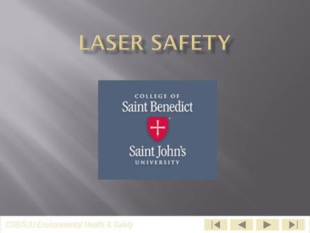 Laser Safety.