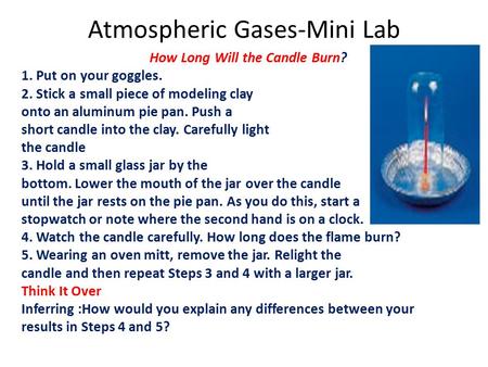 Atmospheric Gases-Mini Lab