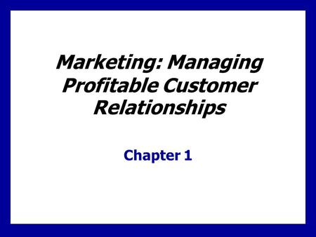 marketing management ppt topics