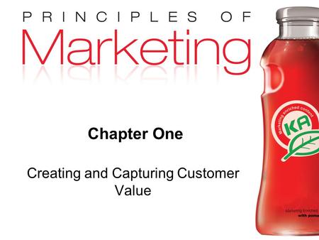 Creating and Capturing Customer Value