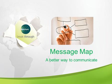 Message Map A better way to communicate. A Critical Part of Leadership A leader establishes themselves through concise communication A leader is able.
