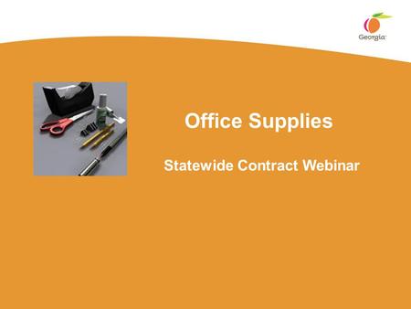 Office Supplies Statewide Contract Webinar. Page 2 Your Presenter Title: Associate Category Manager Experience: 20+ years of Procurement/Contracting Experience.