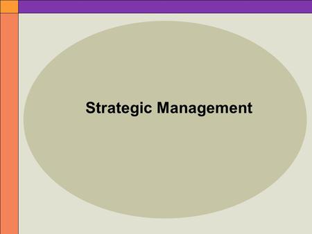 Strategic Management. 2 The Dynamics of Strategic Planning Strategy  large-scale action plan that sets the direction for an organization Strategic management.