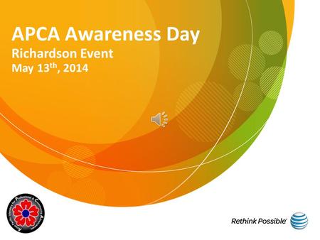 APCA Awareness Day Richardson Event May 13th, 2014