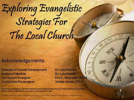 Exploring Evangelistic