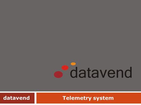 Telemetry system datavend.