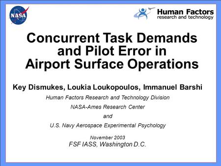 Concurrent Task Demands and Pilot Error in Airport Surface Operations