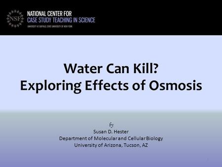 Exploring Effects of Osmosis