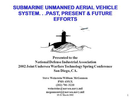 SUBMARINE UNMANNED AERIAL VEHICLE SYSTEM