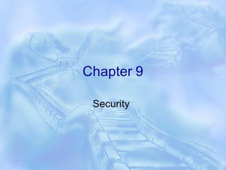 Chapter 9 Security. Endpoints  A SQL Server endpoint is the point of entering into SQL Server.  It is implemented as a database object that defines.