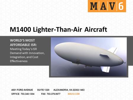 M1400 Lighter-Than-Air Aircraft