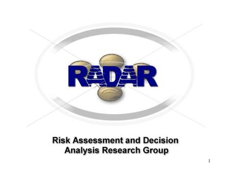 1. Profile Decision-making and risk assessment under uncertainty Special expertise on software project risk assessment Novel applications of causal models.