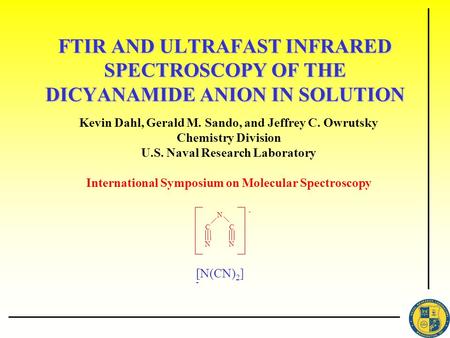 International Symposium on Molecular Spectroscopy