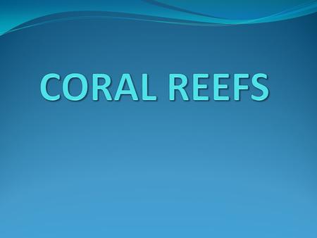 Corals Overview Coral reefs are underwater structures made from calcium carbonate secreted by coral polyps. Although coral is often mistaken for a rock.