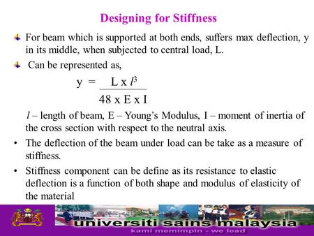 Designing for Stiffness