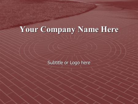 Your Company Name Here Subtitle or Logo here. What is Concrete Engraving?