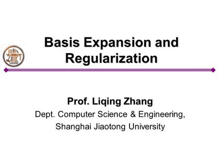 Basis Expansion and Regularization