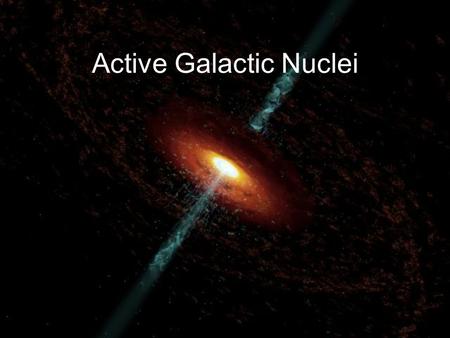 Active Galactic Nuclei. Types of Active Galaxies 4 main types –Seyfert galaxies –Radio galaxies –Quasars –Blazars.