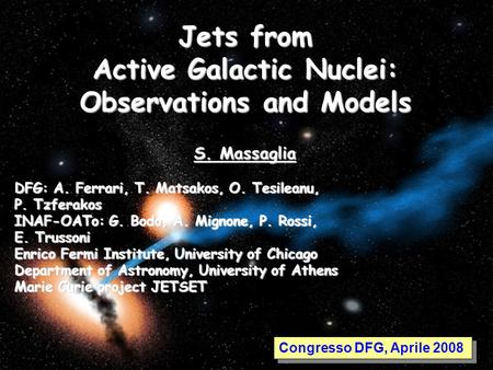 Jets from Active Galactic Nuclei: Observations and Models