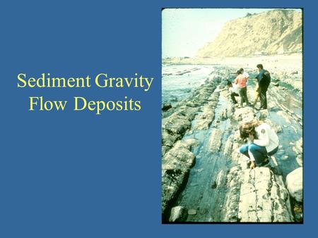 Sediment Gravity Flow Deposits