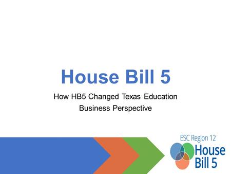 House Bill 5 How HB5 Changed Texas Education Business Perspective.