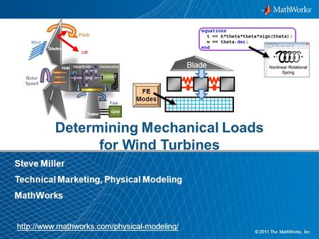 Determining Mechanical Loads for Wind Turbines