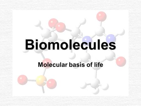 Biomolecules Molecular basis of life. Polymers “mer” means unit “mono” means one Monomer-one unit “poly” means many Polymer-many units Polymers are made.