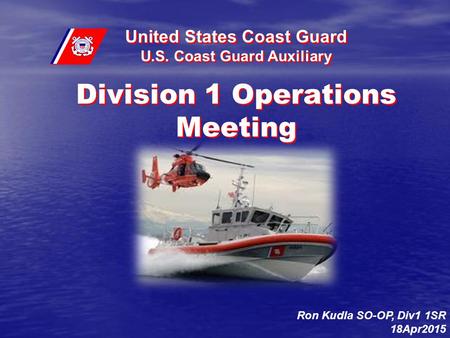 Division 1 Operations Meeting