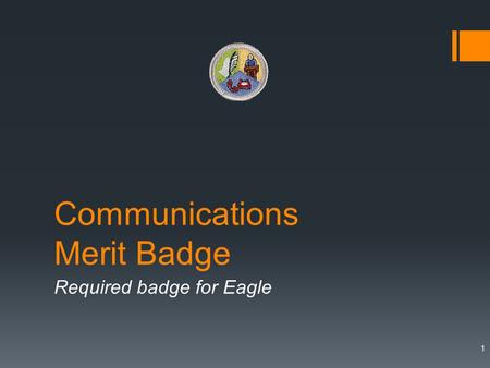 Communications Merit Badge