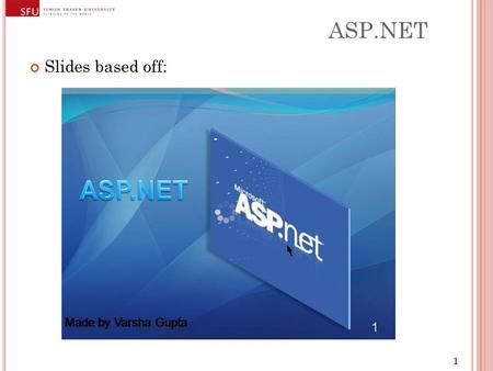 11 ASP.NET Slides based off:. 22 B ACKGROUND - W EB A RCHITECTURE Web Server PC/Mac/Unix/... + Browser Client Server Request: