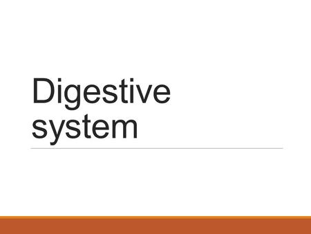 Digestive system. Function of the digestive system Primary function: breaks down macromolecules into substances the body can use Other functions: house.