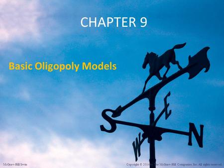 Basic Oligopoly Models