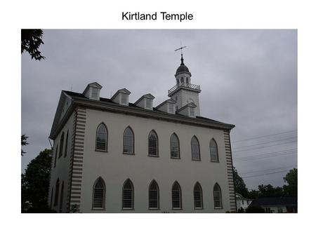 Kirtland Temple. Kirtland Temple – Building Altars in the Sawmill.