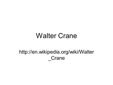 Walter Crane  _Crane.
