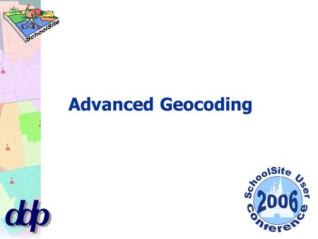 Advanced Geocoding. Most of advanced geocoding work involves prepping the street and student file BEFOREHAND. Steps to improving matched records: Fix.