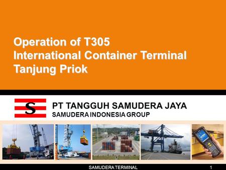 Operation of T305 International Container Terminal Tanjung Priok