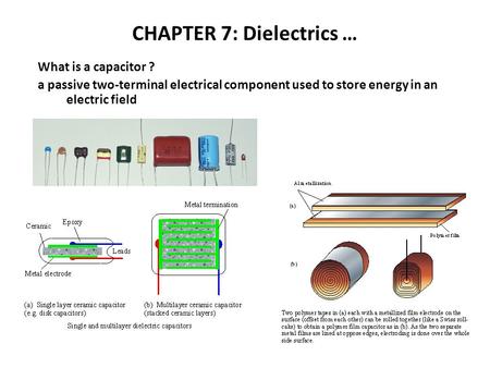 CHAPTER 7: Dielectrics …