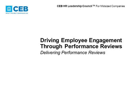 Driving Employee Engagement Through Performance Reviews