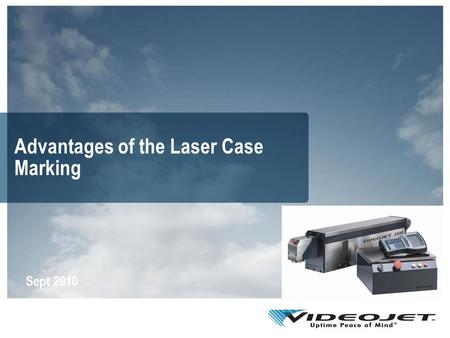 Advantages of the Laser Case Marking Sept 2010. Agenda Using laser to code on cartons Commercial benefits of laser coding Technical advantages of laser.
