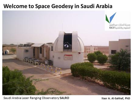 Welcome to Space Geodesy in Saudi Arabia