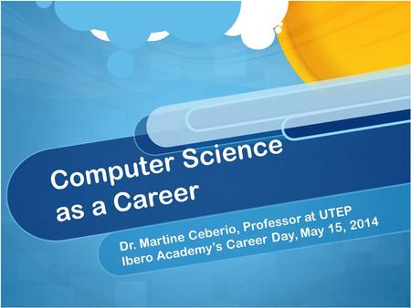 Computer Science as a Career