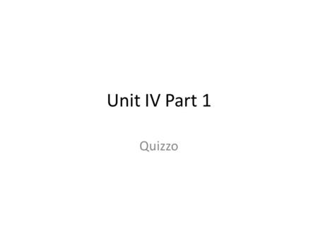 Unit IV Part 1 Quizzo. 1.Implementing a 12% tax on all personal income regardless of one’s income level is what type of tax? 2.Our federal income tax.