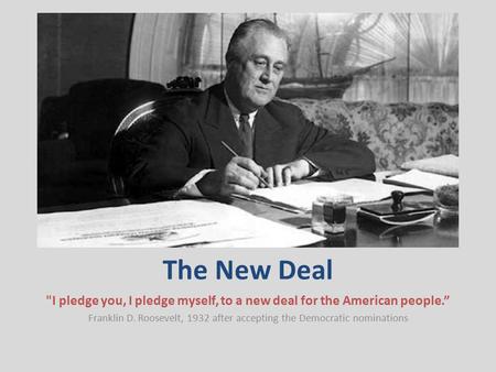 Franklin D. Roosevelt, 1932 after accepting the Democratic nominations