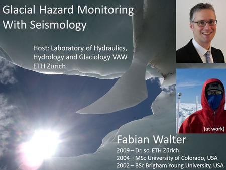 Glacial Hazard Monitoring With Seismology