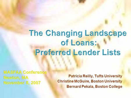 The Changing Landscape Preferred Lender Lists